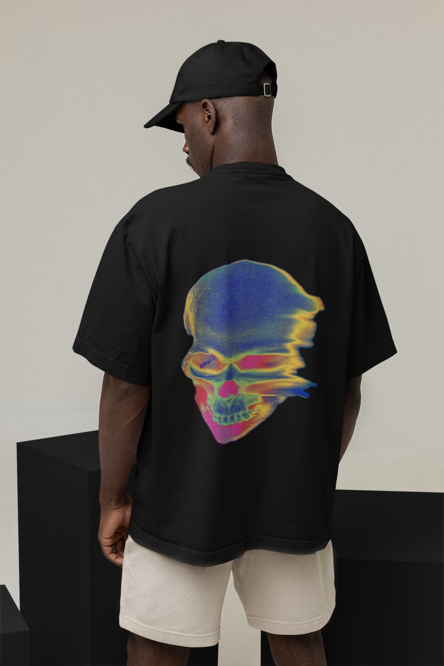 Faded Skull Oversize T-shirt