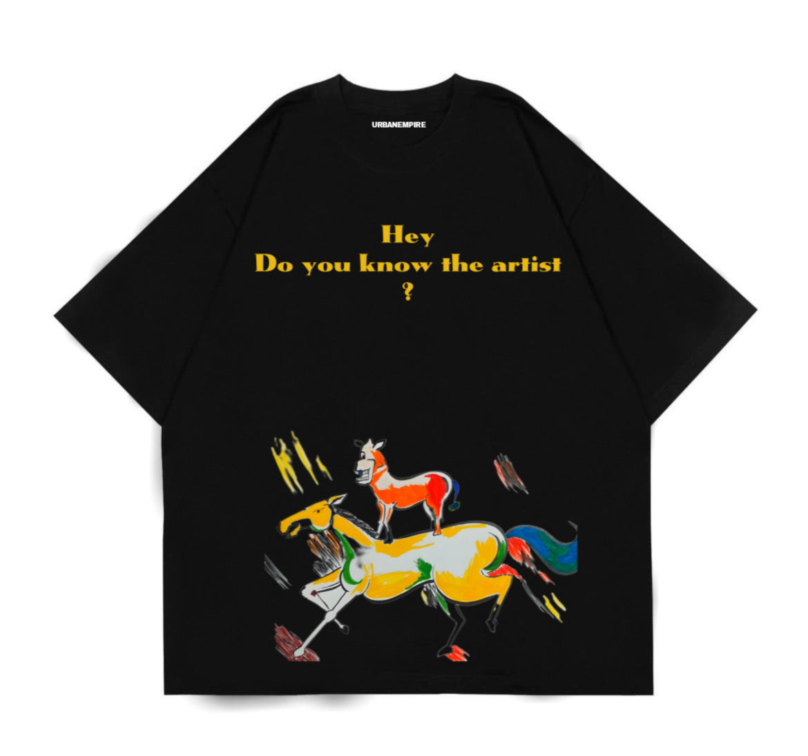 WELCOME PAINTING OVERSIZED T-SHIRT