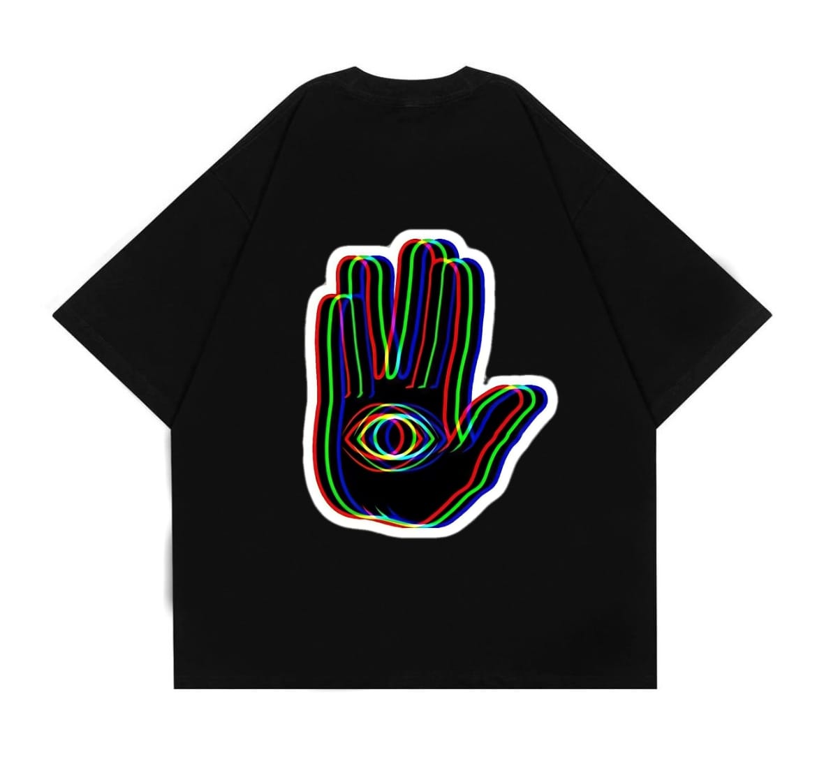Techno hand Oversize T-shirt